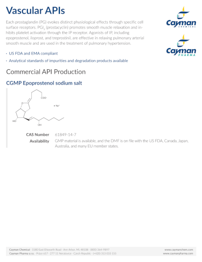 <p>​Vascular APIs<br></p>